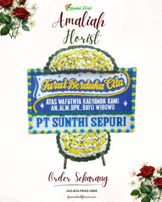Papan Bunga Duka di Pondok Ranggon