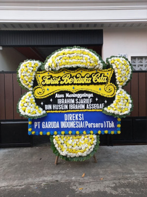 Papan Bunga Duka di Pondok Ranggon
