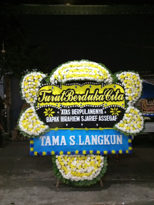 Papan Bunga Duka di Pondok Ranggon