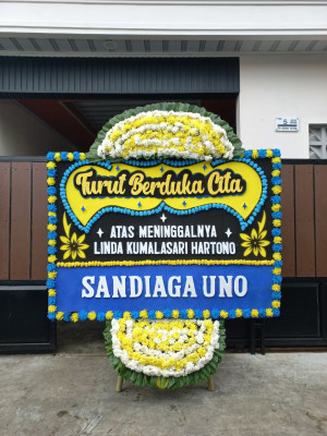 Papan Bunga Duka di Pondok Ranggon